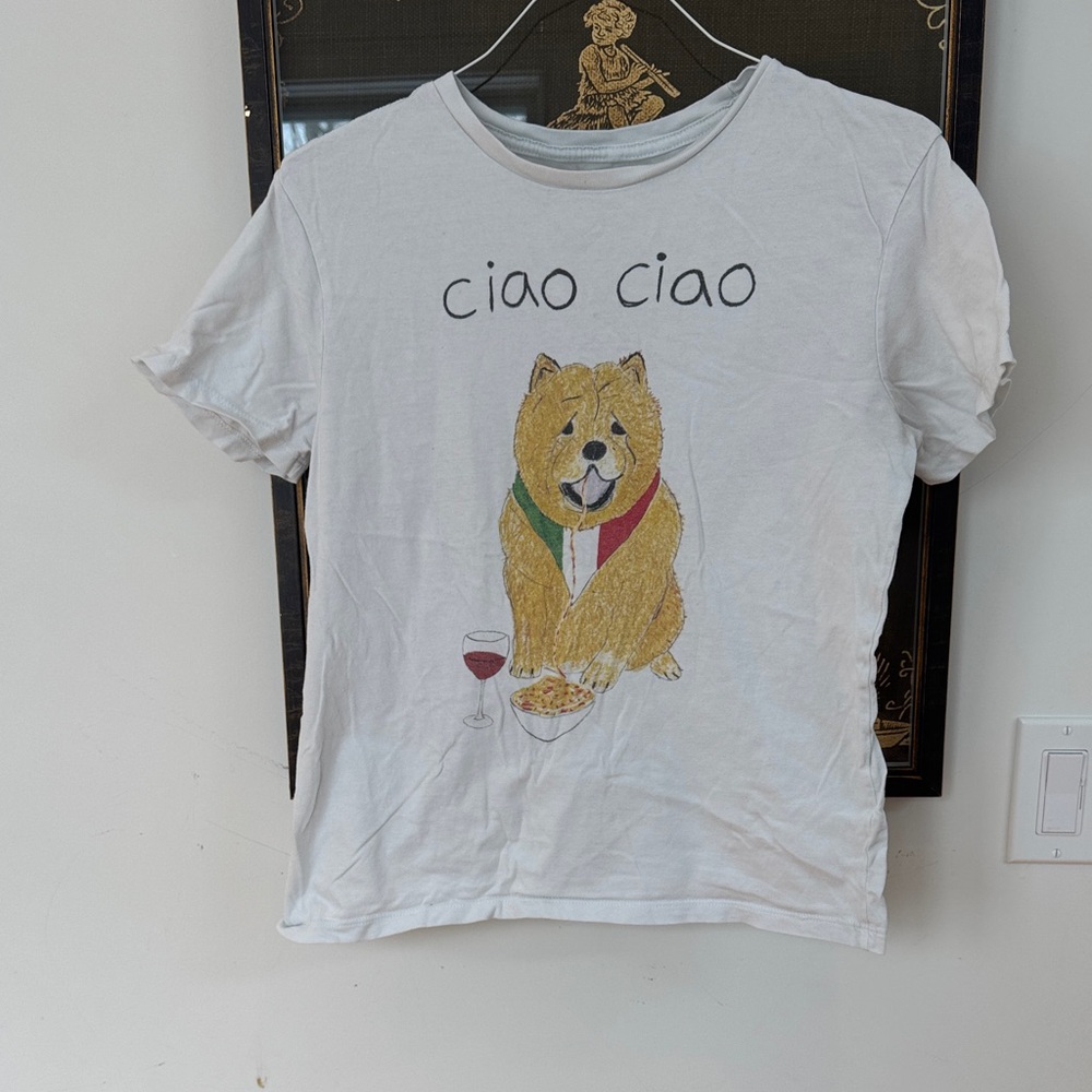Ciao Ciao Graphic Tee - White